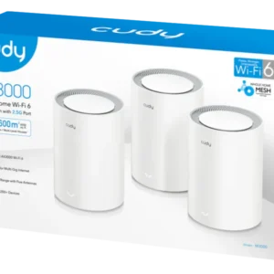 CUDY M Series AX3000 Wi-Fi 6 Mesh System 3-Pack