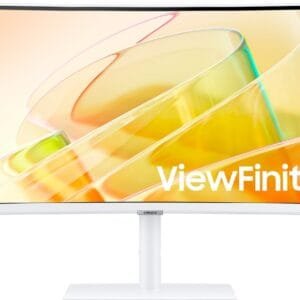 Upgrade your workspace or entertainment setup with the Samsung ViewFinity S6 34-Inch Curved Monitor (LS34C650TAMXUE)