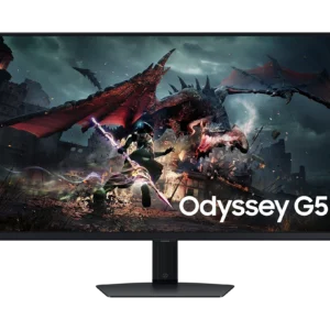 Take your gaming experience to the next level with the SAMSUNG Odyssey G5 Flat Gaming Monitor