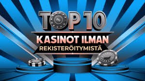Kasinopelit ilman rekisteröitymistä - Yksinkertainen ja Hauska Pelaaminen